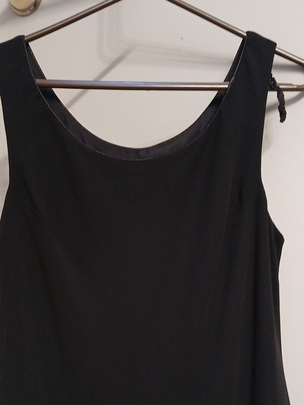 S.L. Fashions Black Scoop Neck Tank Top